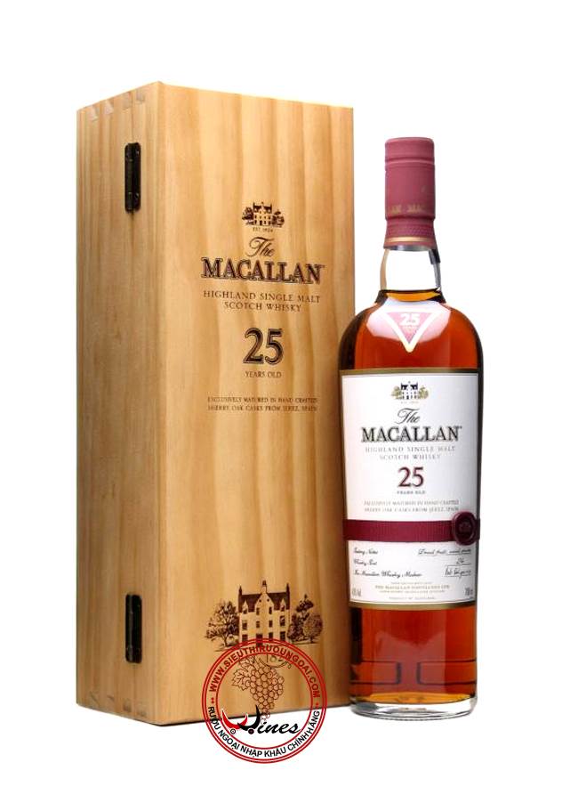 Rượu macallan 25 – rượu cho người sành điệu