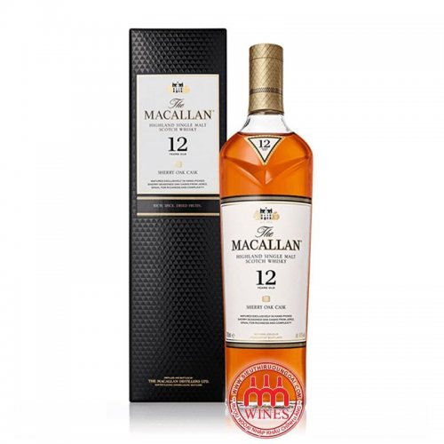 Rượu Macallan 12 YO Sherry Oak 700ml