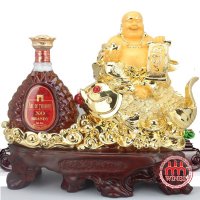 Kệ Phật Di Lạc kèm Rượu Brandy XO