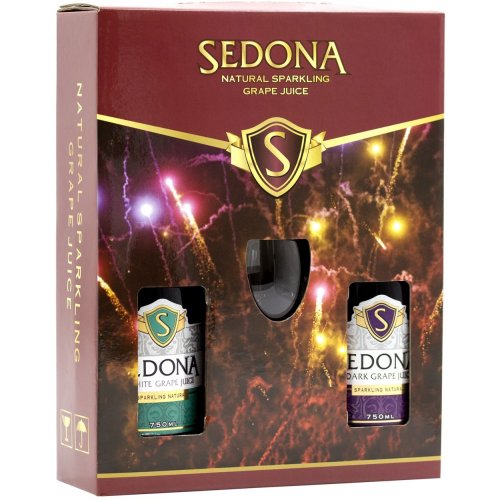 HỘP QUÀ SEDONA 2 CHAI + LY