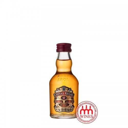 Rượu Chivas 12 years old 50ml (Chai thuỷ tinh)