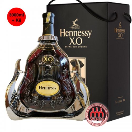 Hennessy XO 3000ml + Kệ 