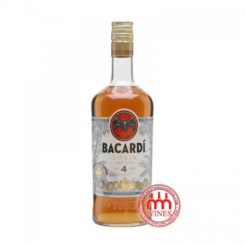 Rượu Bacardi Superior Carta Anejo Cuatro 4 Years Old Rum