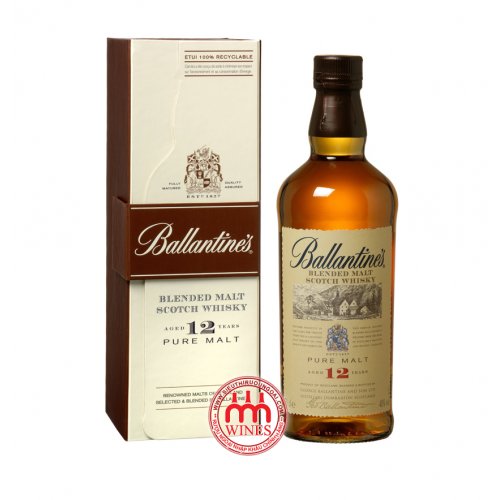 Rượu Ballantines 12 years old Pure Malt