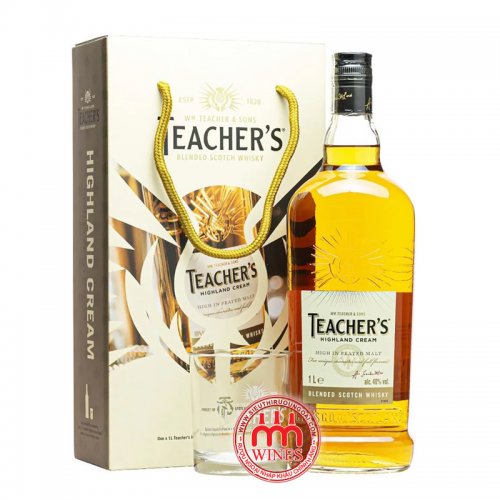 Teacher's Highland Cream 1000ml Gift box