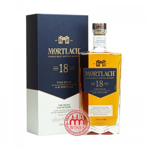 Mortlach 18 YO YORK HOUSE 750ml