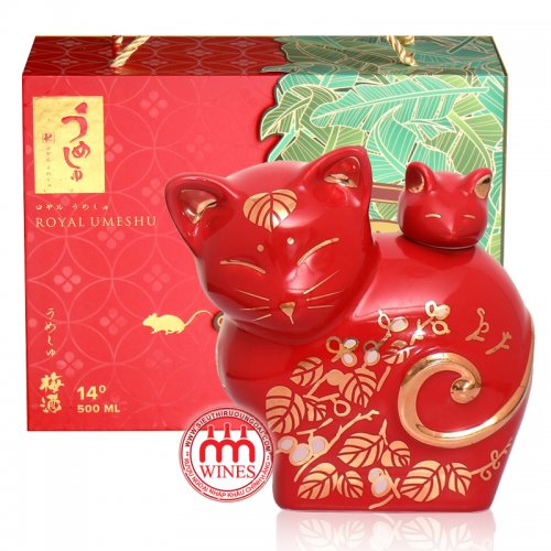 2023 MÈO SỨ NHẬT - ROYAL UMESHU RED 23K 500ML