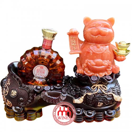 Kệ Mèo đá Đỏ + Rượu Brandy D&#39;or