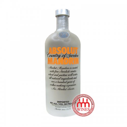 Absolut Mandrin Vodka (Hương Cam)