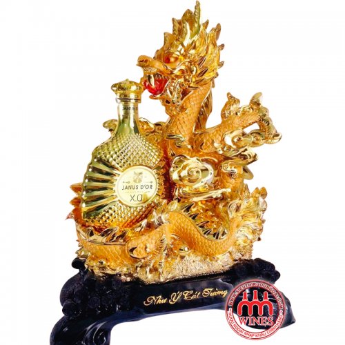 Kệ Rồng Vàng + Rượu Janus D&#39;or Brandy