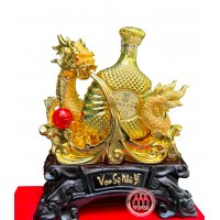 Kệ Rồng Vạn Sự Như Ý - Rượu Brandy Janus D&#39;or Gold