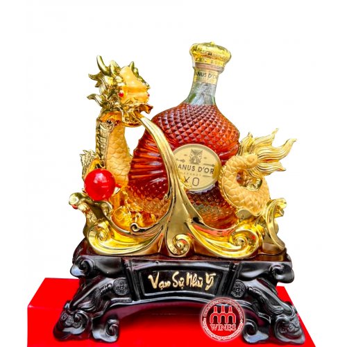 Kệ Rồng Vạn Sự Như Ý - Rượu Brandy Janus D&#39;or