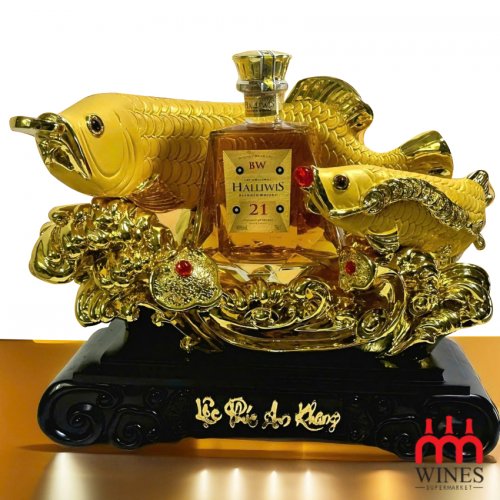 KỆ CẶP CÁ CHÉP VÀNG - BRANDY HALLIWIS