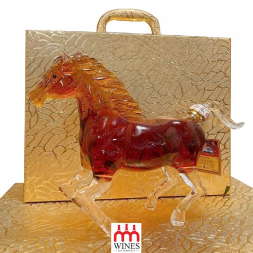 Rượu Linh Vật hình Ngựa thuỷ tinh (N04) 1000ml