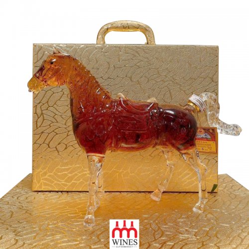 Rượu Linh Vật hình Ngựa thuỷ tinh (N05) 1000ml