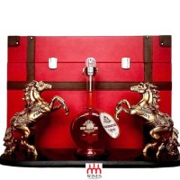 Ngựa Đôi Song Mã Kim Loại + Rượu Club House XXII