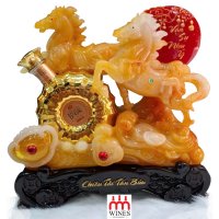 Kệ Song Ngựa Đá Vàng - Chiêu Tài Tấn Bửu + Ballon D'or Extra Gold