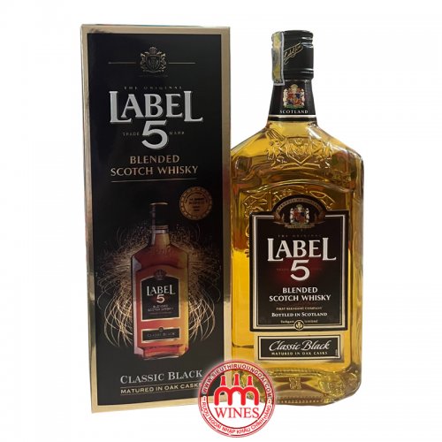 rượu label 5, rượu whisky, rượu hảo hạng, rượu quý, rượu giá tốt, rượu nhập, hương vị êm dịu 