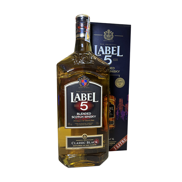 rượu label 5, rượu whisky, rượu hảo hạng, rượu quý, rượu giá tốt, rượu nhập, hương vị êm dịu 