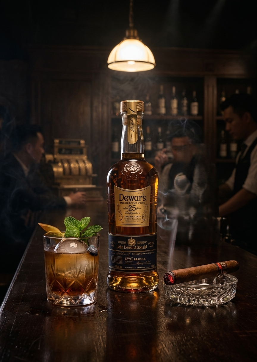 Rượu Dewar's, quy trình ủ kép Dewar's, Whisky pha trộn, đặc điểm Dewar's, rượu Scotch chính hãng.