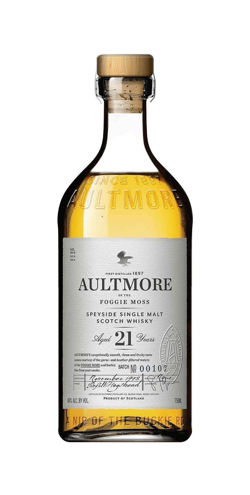 phân biệt Aultmore thật giả, nhận biết rượu Aultmore chính hãng, kiểm tra tem nhãn whisky