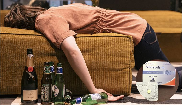 Say rượu bia do dạ dày rỗng