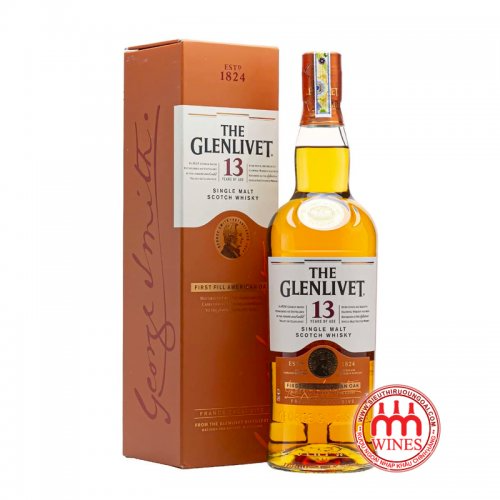 Kiểm tra tem chống giả và màng co nắp chai The Glenlivet 13 chính hãng