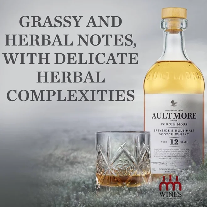 Rượu Aultmore 12 Years Grassy And Herbal Notes
