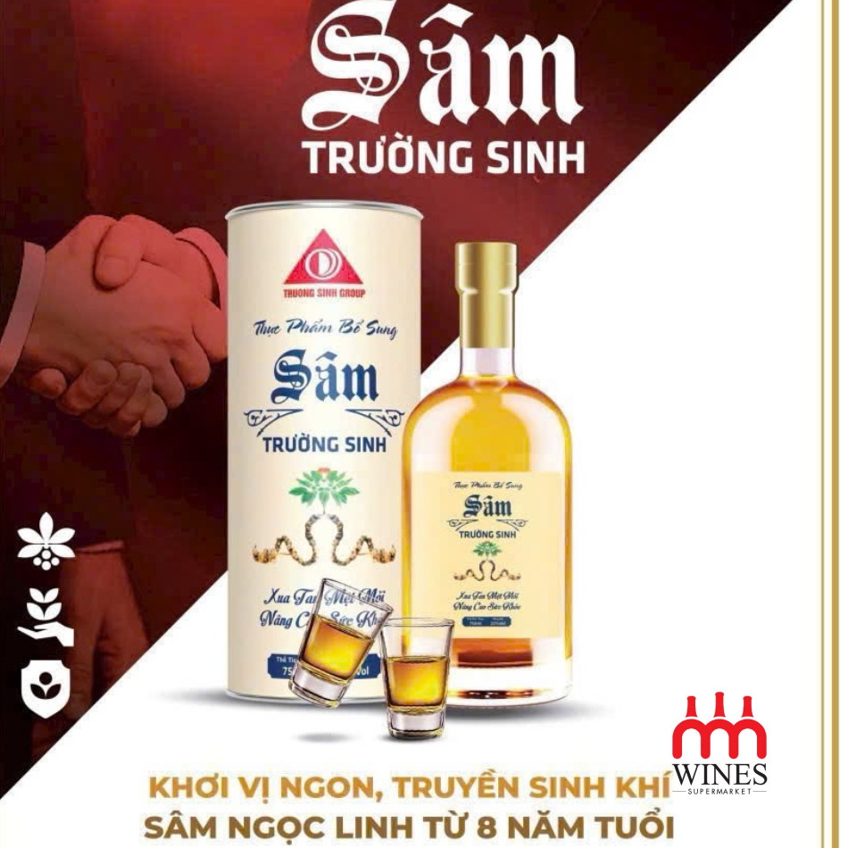 Rượu Sâm Trường Sinh 22 độ 750ml