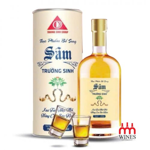 Rượu Sâm Trường Sinh hộp trắng sang trọng