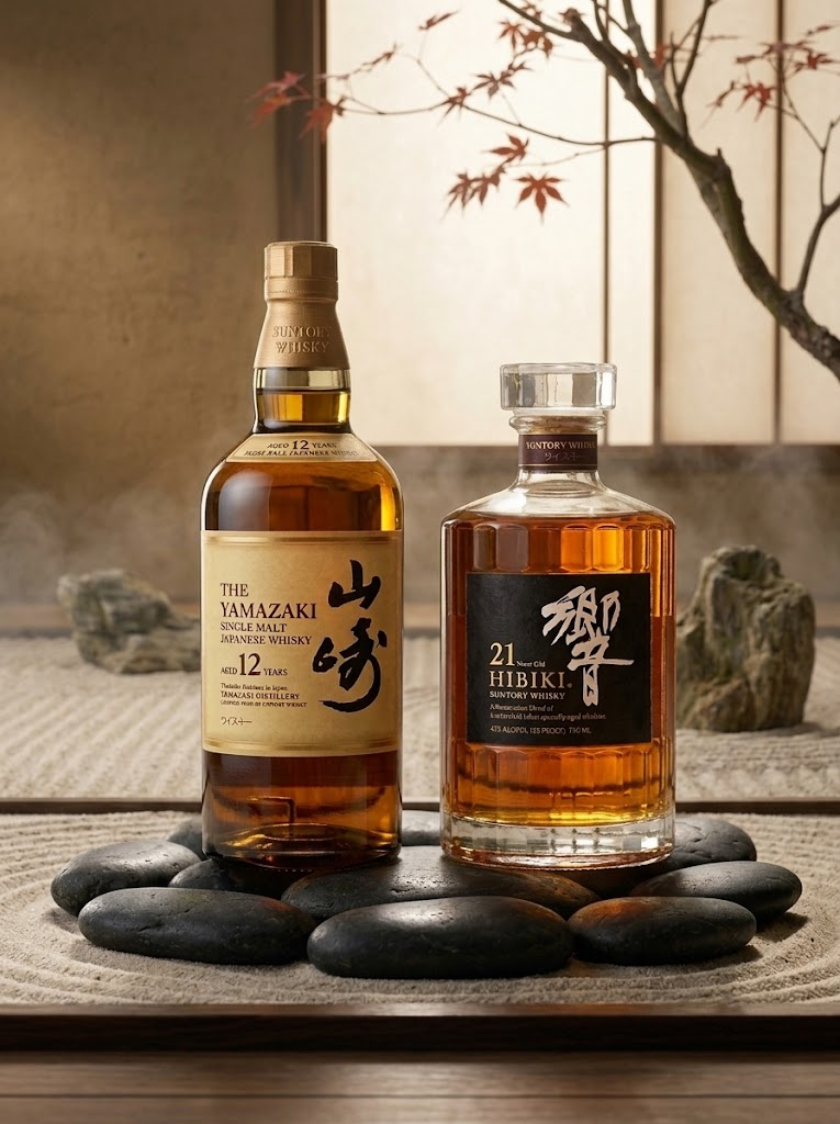 So sánh rượu Yamazaki 12 và Hibiki 21 House of Suntory