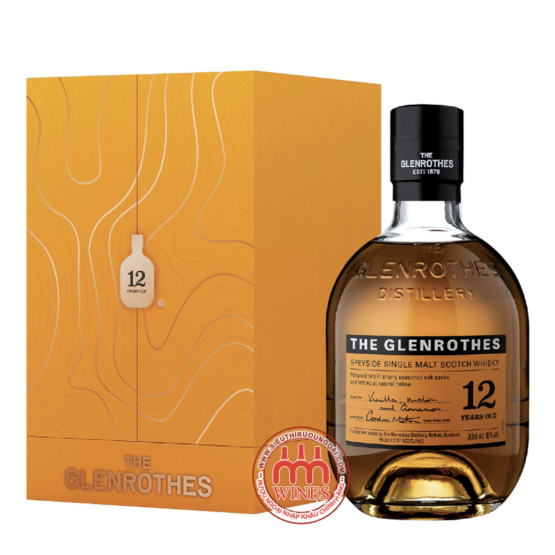 Rượu The Glenrothes 12 Years Old hộp vàng đặc biệt