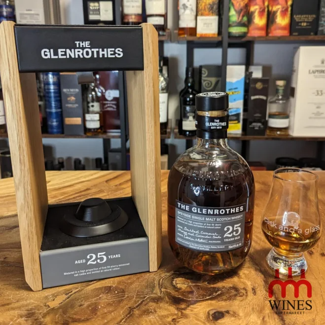 Rượu The Glenrothes 25 Years Old hộp gỗ sang trọng
