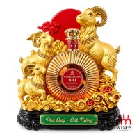 Kệ Dê Vàng "Phú Quý – Cát Tường" - Brandy Charles Leon XO