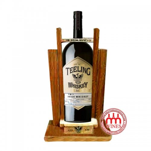 Rượu Teeling Bigbatch 5000ml hộp vàng và 2 ly thủy tinh