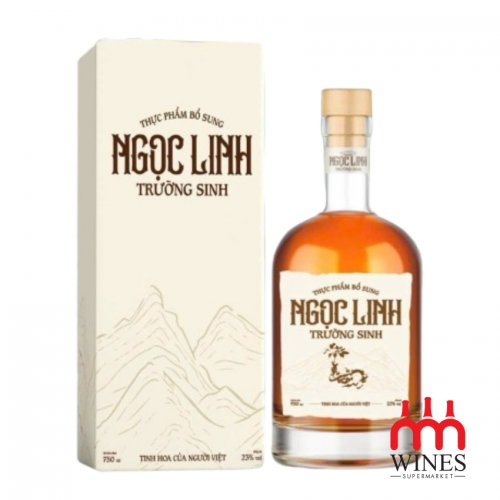 Rượu Ngọc Linh Trường Sinh White 750ml hộp kem