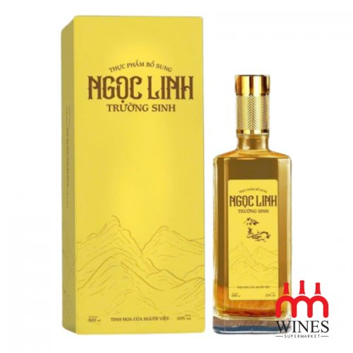 Rượu Ngọc Linh Trường Sinh Yellow 500ml hộp vàng