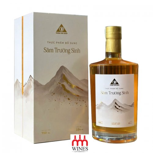 Rượu Sâm Trường Sinh 750ml hộp trắng thanh lịch