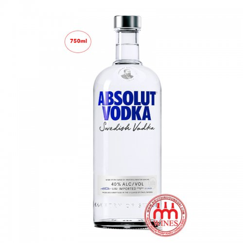 Rượu Absolut Vodka 750ml Thụy Điển chính hãng