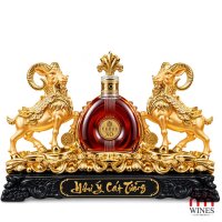 2027 - Kệ 2 Dê Mạ vàng Như Ý Cát Tường + Venus XO Brandy