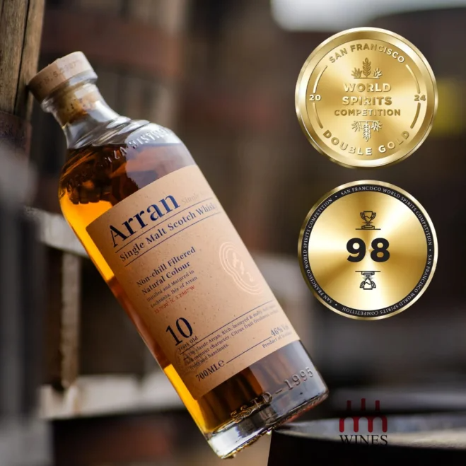 Rượu Arran 10 Years đạt 98 điểm San Francisco World Spirits