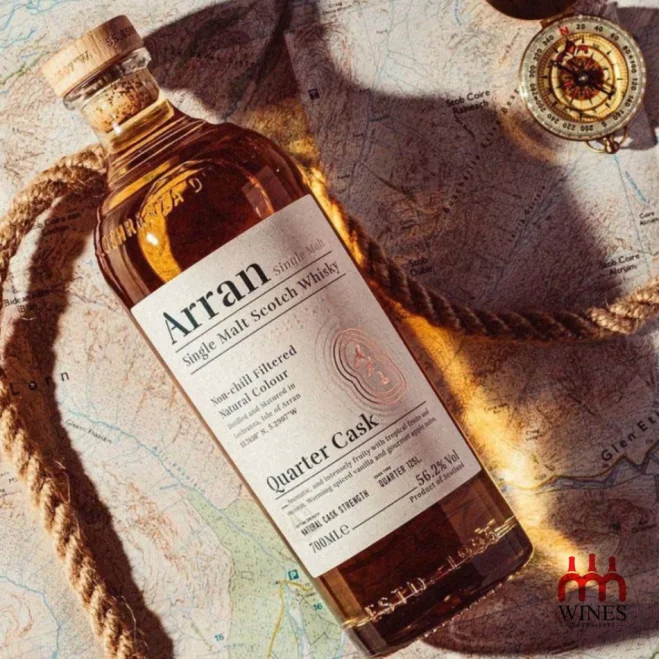 Rượu Arran Quarter Cask trên bản đồ
