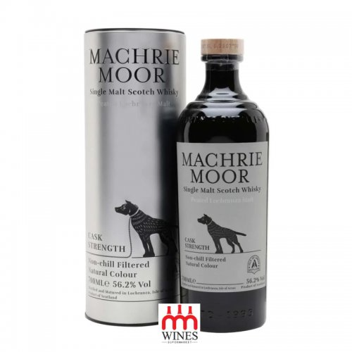 Rượu Machrie Moor Cask Strength và ống đựng