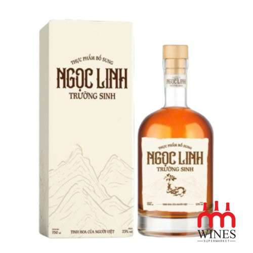 Rượu Ngọc Linh Trường Sinh hộp kem sang trọng
