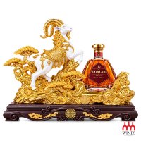 Kệ Dê mạ Vàng Đinh Mùi Cát Tường + Dorlan XO